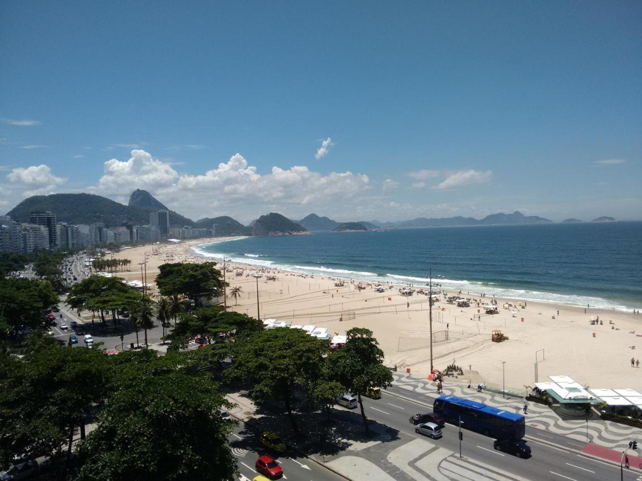 Oceanfront Copacabana Lejlighed Rio de Janeiro Eksteriør billede